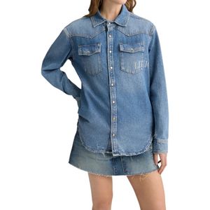 Liu Jo Dames Blouse Blauw UA5203-D4306/78494 Camicia Over