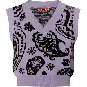 myMo - Gebreide Trui - Paisley-Jacquard - Cropped Model