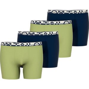 TOM TAILOR - Kentucky Heren Long Pants 4 pack - Blauw/Groen - Maat S