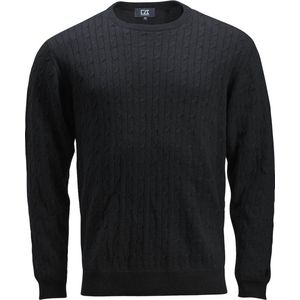 Cutter & Buck Blakely Knitted Sweater Heren 355402 - Zwart - 3XL