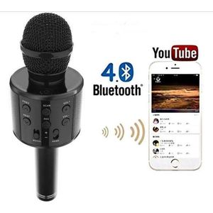 Karaoke Microfoon - Draadloos - Bluetooth Verbinding - Zwart - Voor de gezelligste feestjes