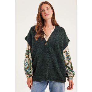 DIDI Dames Cardigan Sogno Sea moss green maat 38/40