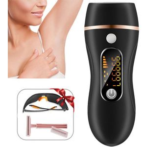 HAUSS SPOLE IPL Ontharingsapparaat - ontharing voor thuis - Ladyshaves voor Vrouwen - Pijnloos & Duurzaam - Voor Gezicht & Lichaam - 5 Niveaus - Zwart