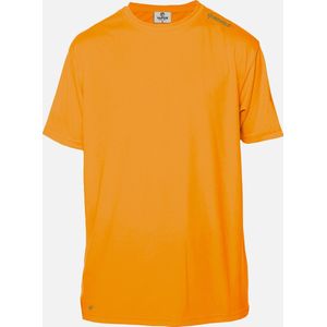 SKINSHIELD - UV Shirt met korte mouwen voor heren - FACTOR 50+ Zonbescherming - UV werend - Oranje