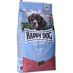HAPPY DOG Sensible Puppy Droog hondenvoer Zalm, Aardappelen 10 kg