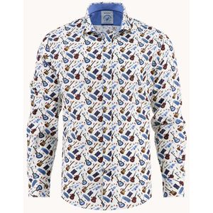 A Fish Named Fred Shirt various guitars Off-White (32.004.101)