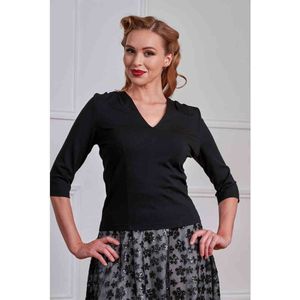 Banned - Gilda Longsleeve top - S - Zwart