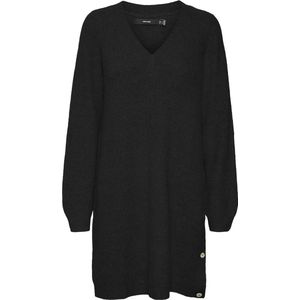 VERO MODA VMTINI LS V-NECK SHORT DRESS BOO Dames Jurk - Maat M