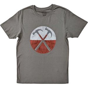 Pink Floyd - Vintage The Wall Hammers Heren T-shirt - S - Grijs