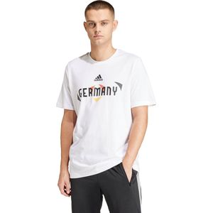 adidas Performance UEFA EURO24™ Duitsland T-shirt - Heren - Wit- L