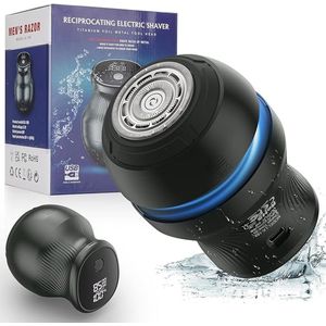 Skull Shaver - Gladde en Snelle Scheerervaring - Voor Hoofd, Gezicht en Nek - Ergonomisch en Draadloos Design - Precisie en Comfort in één - Voor een Strakke Look Thuis of Onderweg