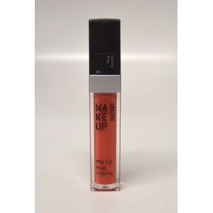 Make Up Factory Mat Lip Fluid Longlasting  lipgloss Pink Scarlet 34