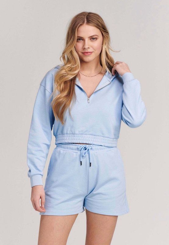 Shiwi - QUITO - Sweatshirt - Lichtblauw - Met Capuchon