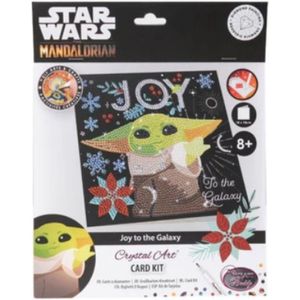 Crystal Card kit ® Star Wars Joy to the Galaxy (18x18cm/partial).