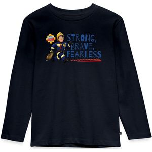 Brandweerman Sam Strong, Brave, Fearless Premium T-Shirt Kinderen Met Lange Mouwen