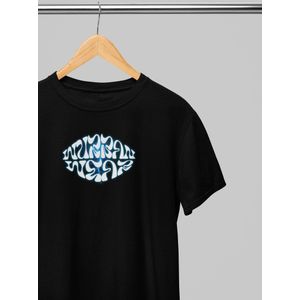 Oversized shirt - Wurban Wear thunder - Wurban Wear | T-shirt | Merk kleding | Unisex tshirt | Streetwear | Pump cover | Techno outfit | Merk shirt | Gym shirt | y2k | Techwear | Urban | Grote maten | T-shirt heren | T-shirt dames | Zwart