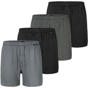 Schiesser Heren boxershort 4 pack Singel-Jersey