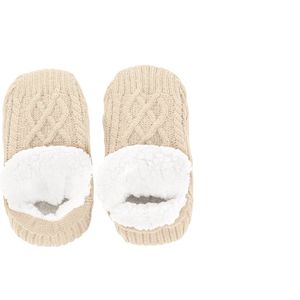 Tiseco - Huissokken COSY - 2 paar - gebreid - sherpa - 39/42, ivoor