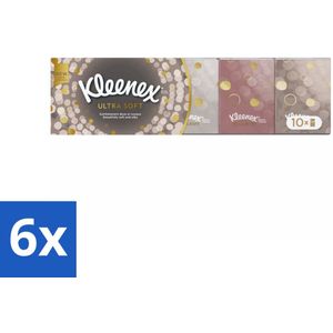 Kleenex – Ultra Soft Mini – Papieren Zakdoekjes – 70 stuks per verpakking - Voordeelverpakking - 6 stuks