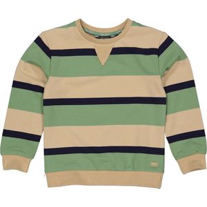 Jongens sweater - Berat - AOP zand gestreept