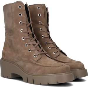 Unisa Jefis Veterboots - Laarzen Met Veters - Dames - Taupe - Maat 37