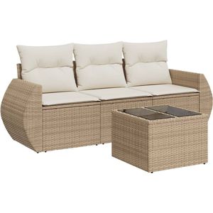 vidaXL-4-delige-Loungeset-met-kussens-poly-rattan-beige