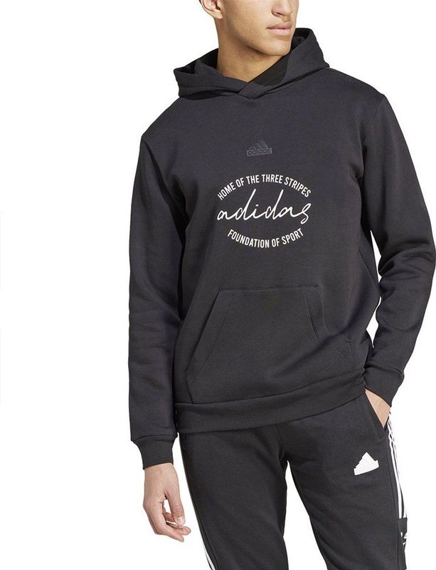 adidas - Hoodie - Groen - Katoen/Gerecycled Polyester