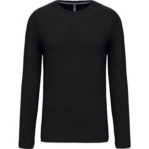 Kariban T-shirt ronde hals lange mouwen K359 - Black