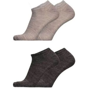 2-Pack Merino Sneaker Sokken – Merino Lage Sokken – Maat 35/38 – Merino Love X10-110 – Natural