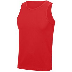 Heren tanktop 'Cool Vest' Fire Red - XXL