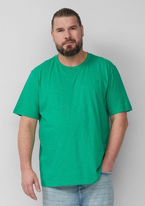 s.Oliver - T-Shirt - Vlamgarentextuur - Korte Mouwen