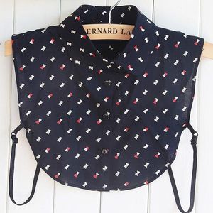 Blouse Kraagje Voor Vrouwen – One Size – Blauw – Voor Onder Een Trui Of Jurkje