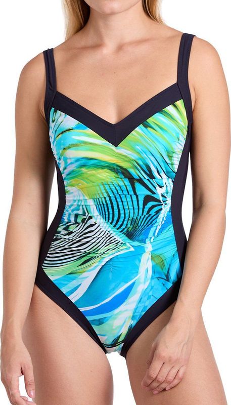 SUNFLAIR Badpak  navy / turquoise / kiwi / wit