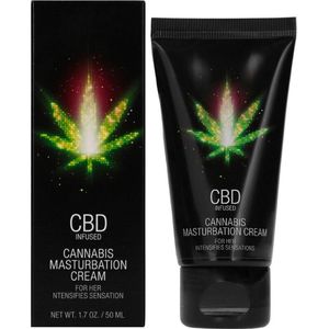 CBD Cannabis Masturbatiecrème voor haar - 50 ml