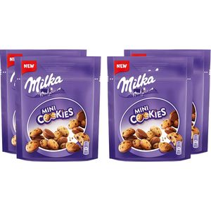Milka Mini cookies - chocolate chips koekjes met chocolade - 110g x 4