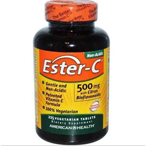 Ester-C 500 mg met Citrus-bioflavonoïden (225 Veggie Tabs) - American Health