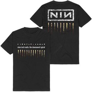 Nine Inch Nails The downward spiral drip Heren T-shirt - zwart - M