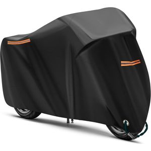 Waterdichte Motorhoes voor Buiten - UV-bestendig en Scheurvast - Geschikt voor Motorfietsen tot 245x105x125CM