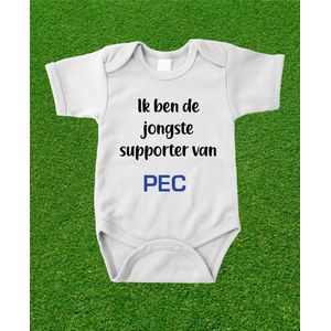 Rompertje jongste supporter van PEC