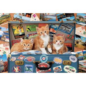 Legpuzzel - Kittens op Reis - Educa -  200 stukjes