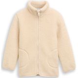 Tom Tailor - Sweatvest - Cloudy Beige - Zonder Capuchon - Ritssluiting