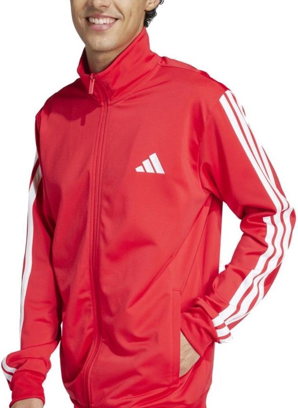 Adidas - Sportswear Basic 3 Stripes - Trainingspak - Zwart - 100% Gerecycled Polyester