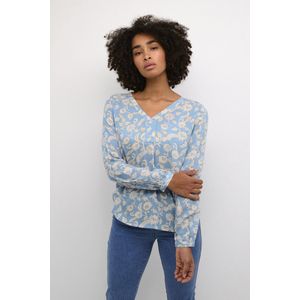 Kaffe KAamber Blouse LS Printed Dames Blouse - Maat 42