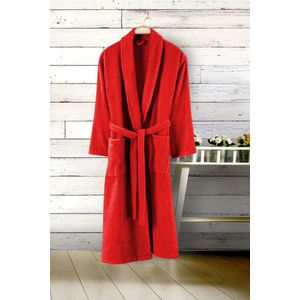 Badjas Rood (M) 100% katoen