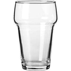 6x 28cl bierglazen stapel groot bierglas stapelglazen met kraag stapelglas stapelbaar