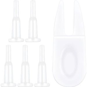 Luchtpluggen vervangingsset voor gymnastiekbal - 4 stuks met verwijderingsapparaat