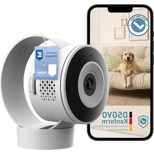 Hondencamera - Huisdiercamera - Babyfoon met Camera en App - Baby Monitor - Full HD