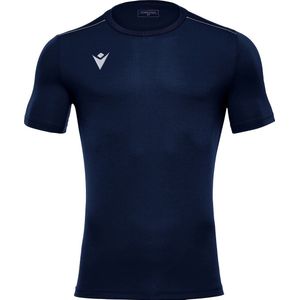 Macron Rigel Hero Shirt Korte Mouw Heren - Marine | Maat: L
