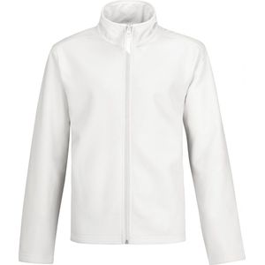 SportJas Heren XL B&C Lange mouw White / White 96% Polyester, 4% Elasthan