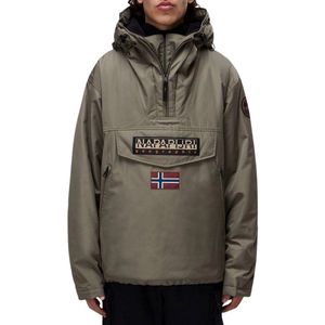 Napapijri - Anorak Rainforest - Regenjack - Tea leaf - Met Capuchon